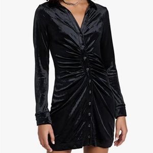 Free People Shayla velvet mini dress
